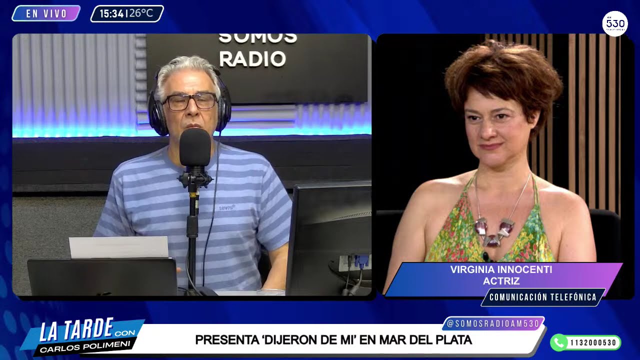 VIRGINIA INNOCENTI PRESENTA 'DIJERON DE MI' EN MAR DEL PLATA