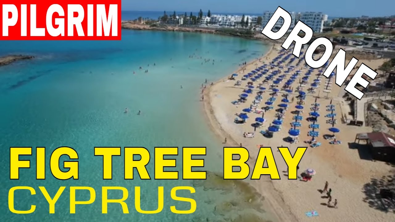 Cyprus from drone: Fig Tree Bay 🌍 Protaras, East Cyprus. Air 2S.