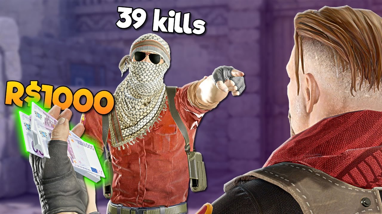 Apostei R$1.000 que ele NÃO M4TA 40!!! (PERDI???)