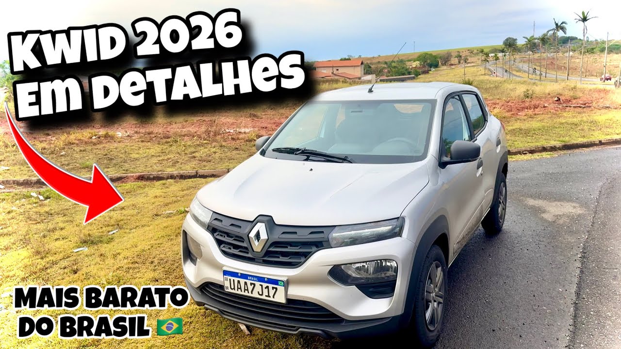 Renault Kwid Zen 2026, todos detalhes 🚗