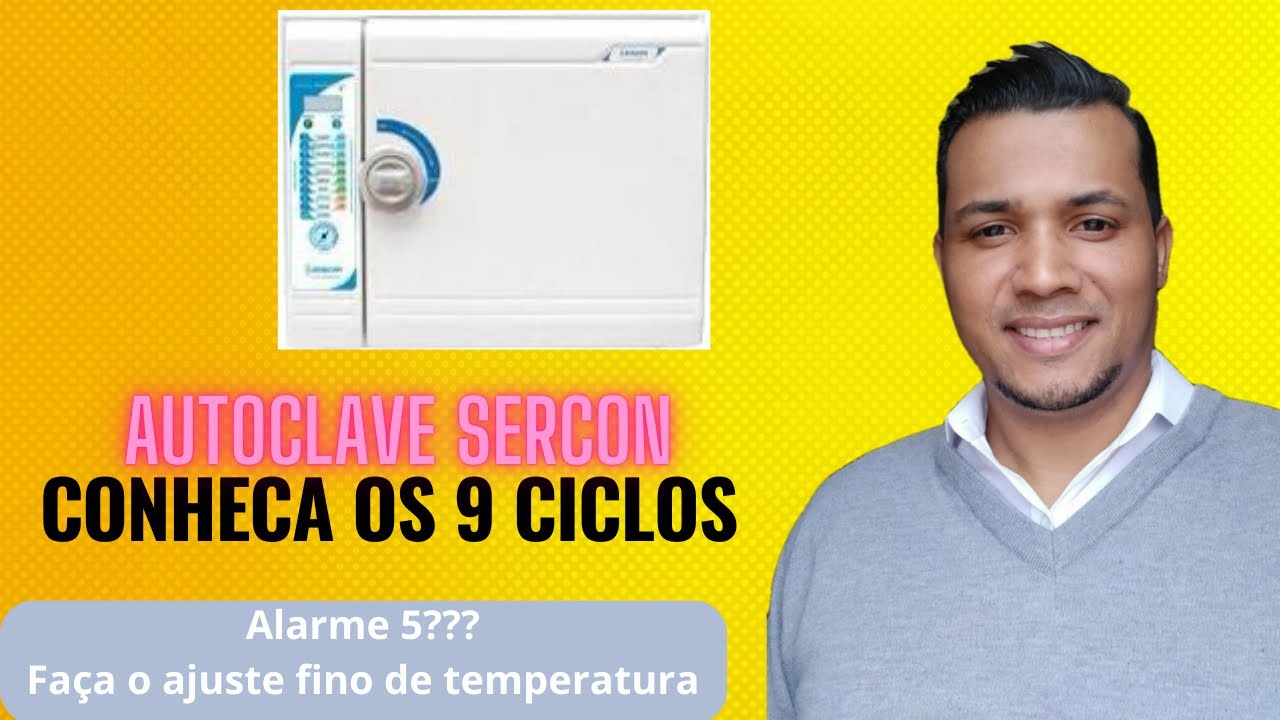 Autoclave Sercon - conhe&ccedil;a os 9 ciclos