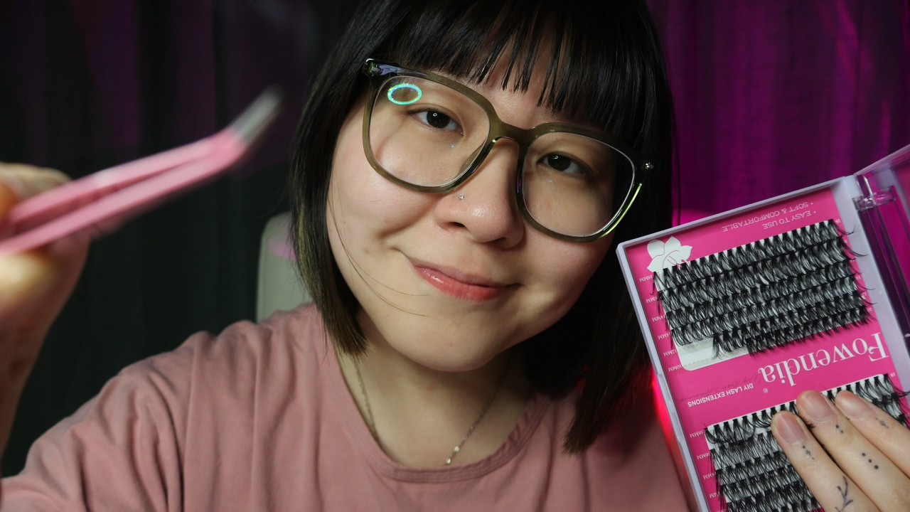 ASMR Pampering you by doing your lashes 💖