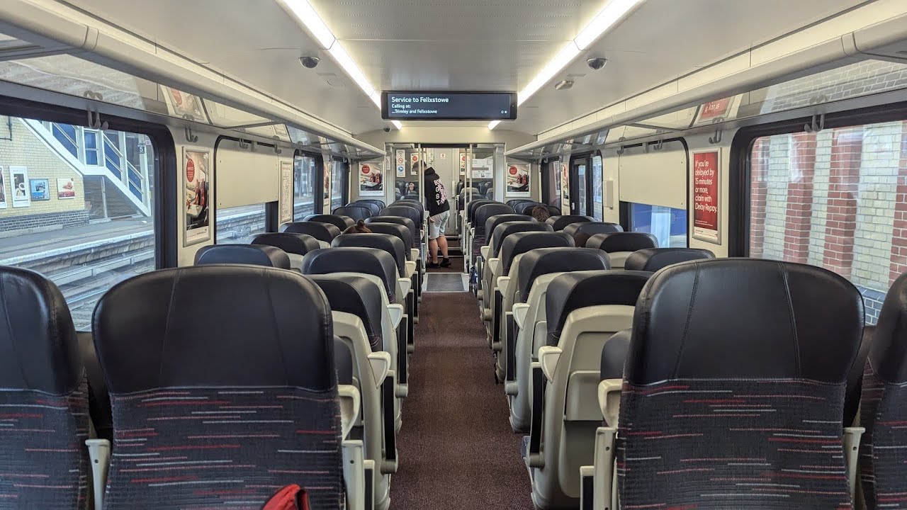 Greater Anglia full journey Ipswich to Felixstowe 25/10/2024
