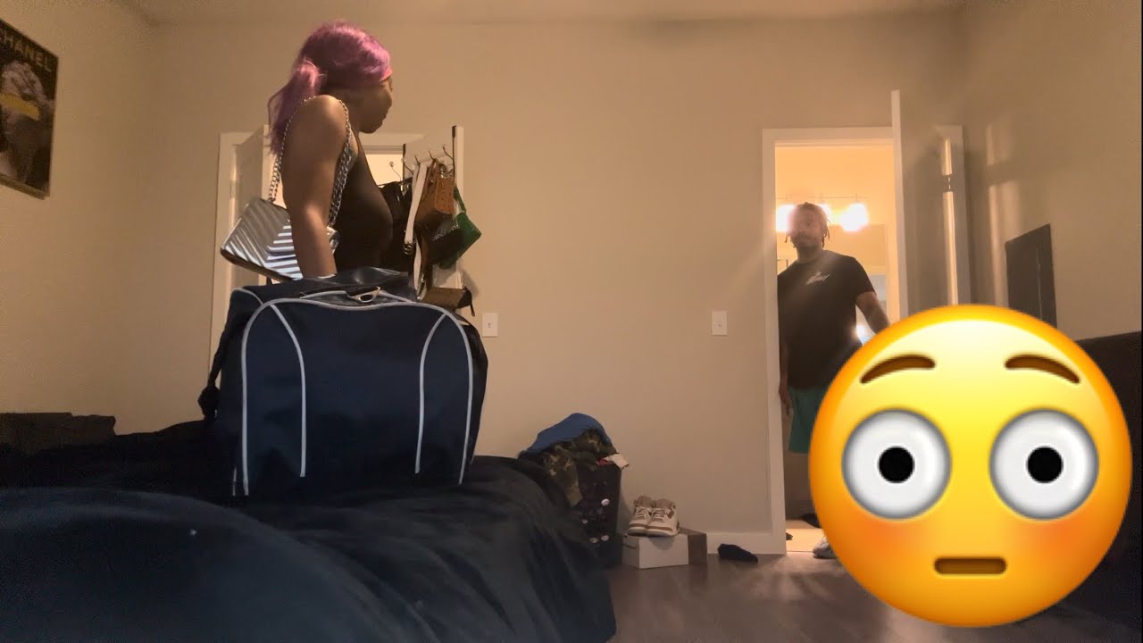 I’M LEAVING YOU PRANK ON BOYFRIEND 😳😭(Gets sad)