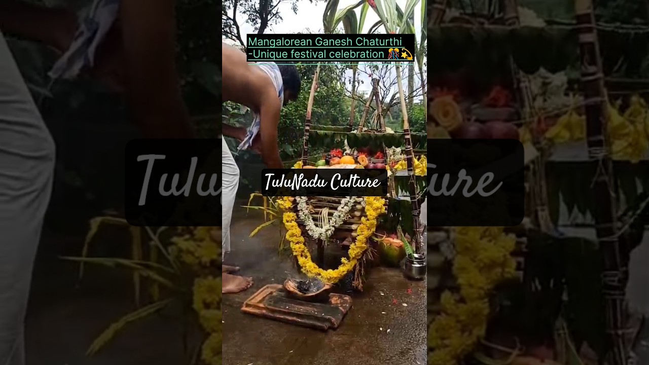 Mangalore&rsquo;s Unique Ganpati Tradition &ndash; Must Watch#mangalore#dakshinakannada#tulunadu#viral#fyp#reels