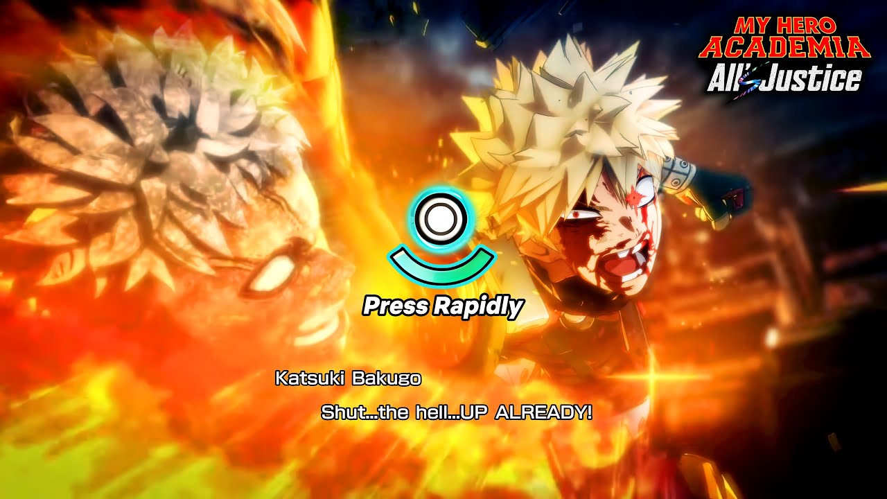 MY HERO ACADEMIA: All's Justice - Bakugo VS All For One Boss Gameplay & Story Mode Ending Cutscene