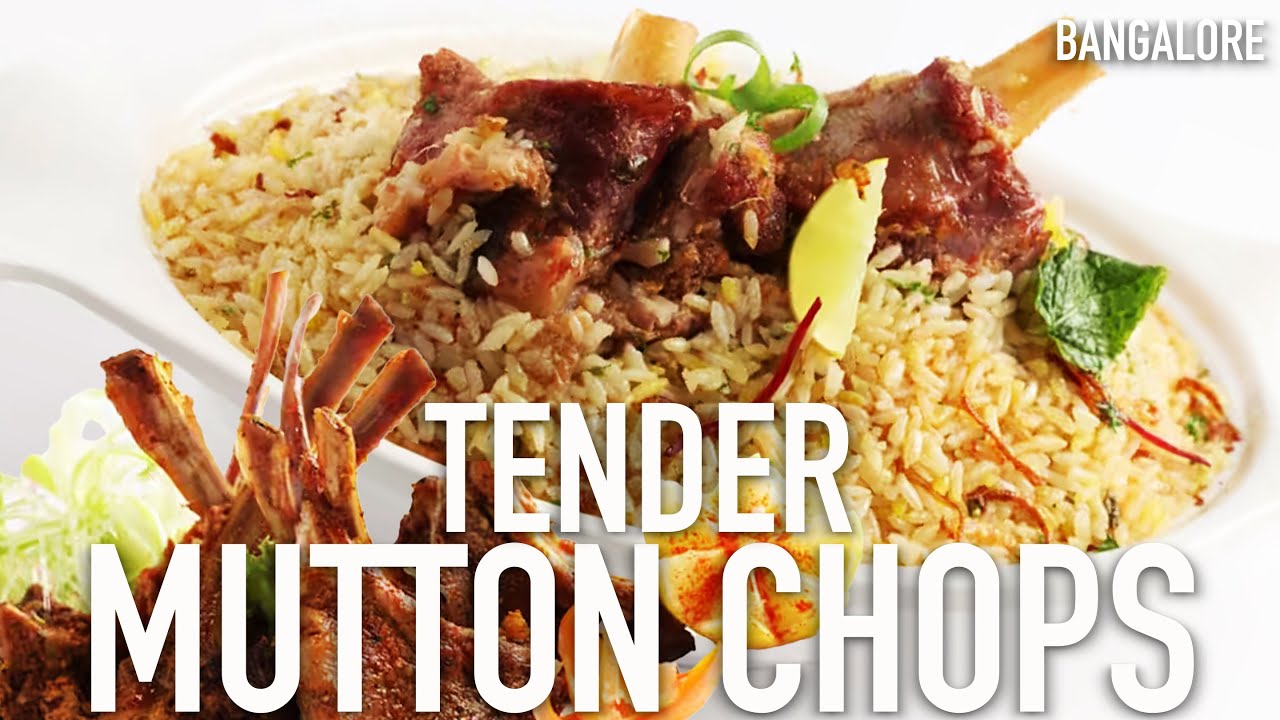 ചുട്ട മട്ടൻ ബിരിയാണി | Rahhams International, Frazer Town, Bengaluru Chicken, Mutton Chops, Biriyani