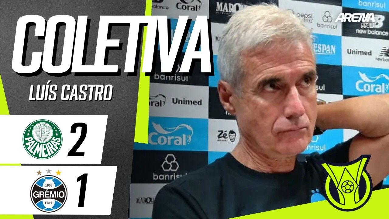 COLETIVA LU&Iacute;S CASTRO | AO VIVO | Palmeiras x Gr&ecirc;mio - Brasileir&atilde;o 2026