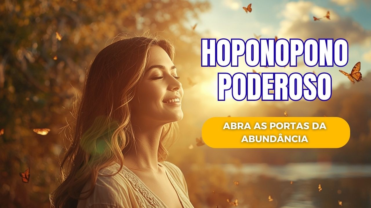 ✨HO'OPONOPONO PODEROSO | Destrave bloqueios | Sinto Muito, Me Perdoe, Eu Te Amo, Sou Grata