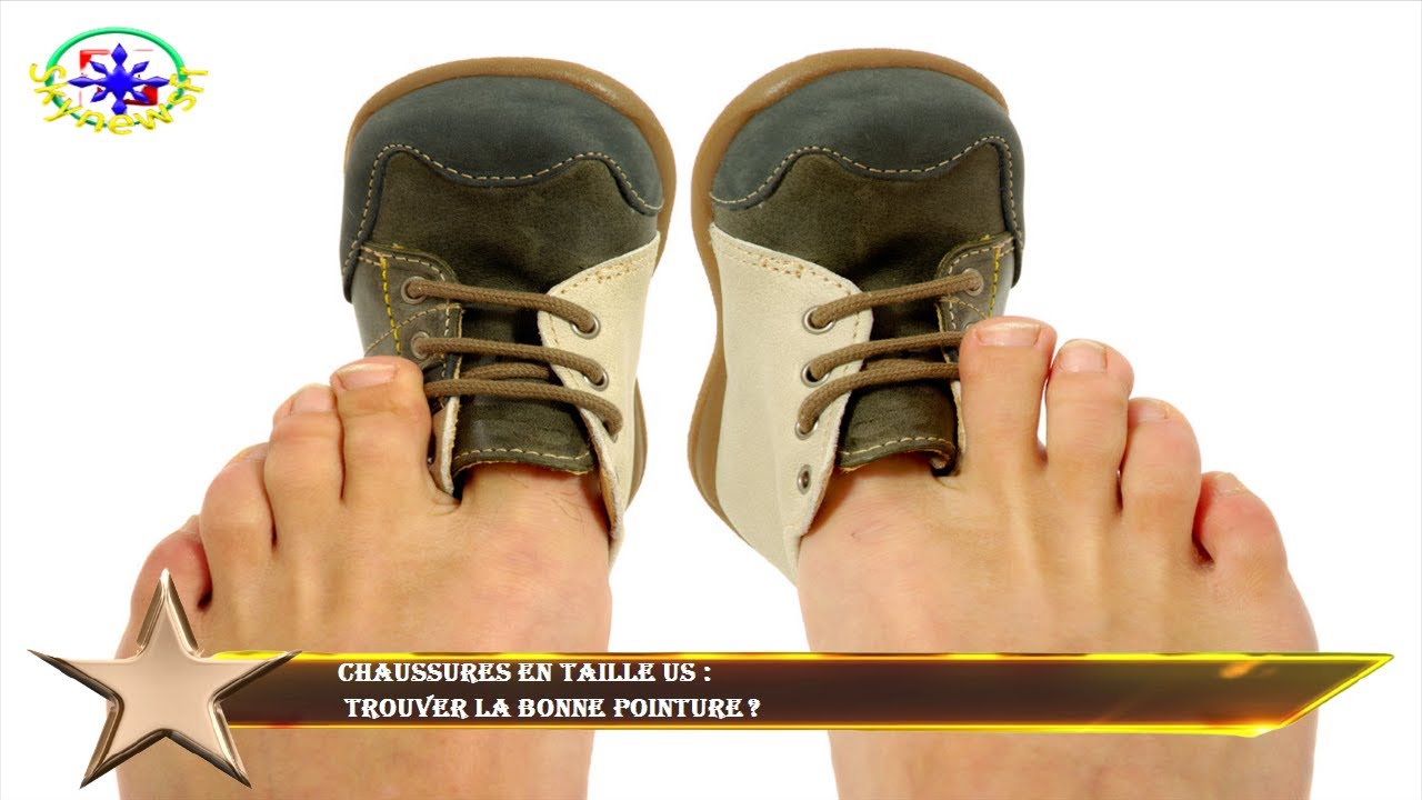 Chaussures en taille US :  trouver la bonne pointure ?