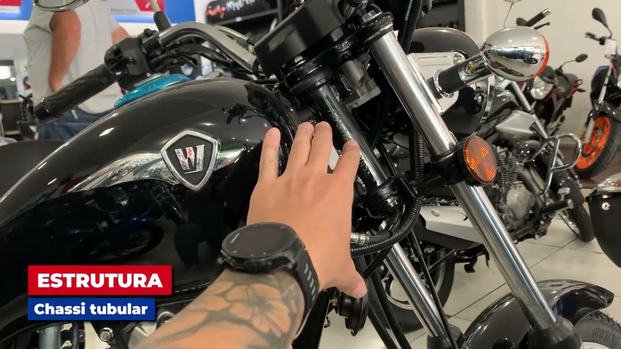 Review completo e objetivo Haojue Chopper Road 150! É boa? É melhor que intruder, yes, cg fan, ybr?