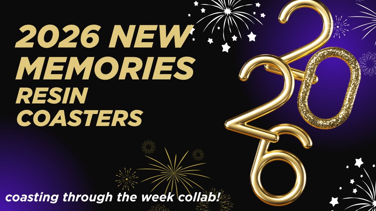 2026 NEW MEMORIES RESIN COASTER SET / COASTING THROUGH THE WEEK COLLABORATION!!