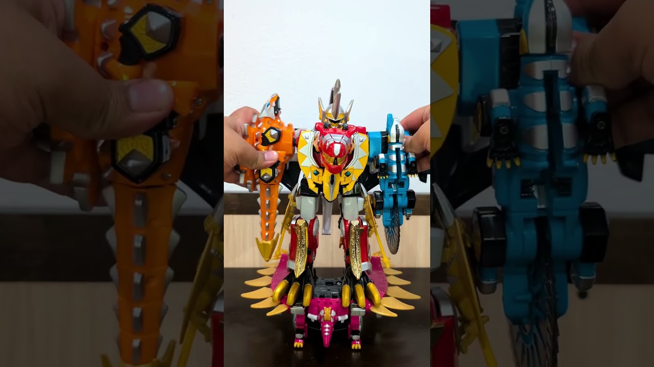 Valkasaurus Megazord Ankylo Dimetro /OoAbarenoh Veilus Nokodon DX Dino Thunder 