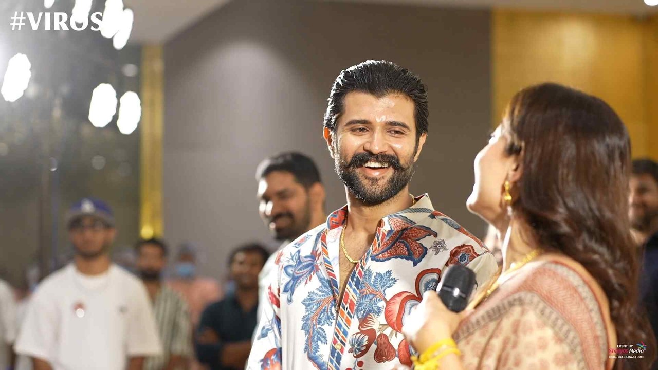 Vijay Deverakonda & Rashmika Mandanna at #VIROSH Media Meet Highlights 😍| Shreyas Utsav