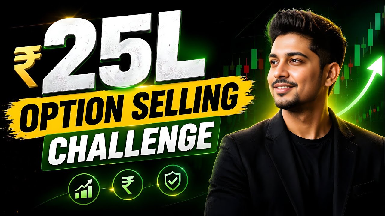 Day 28 of ₹25 Lakh Option Selling Challenge | Profit or Loss?