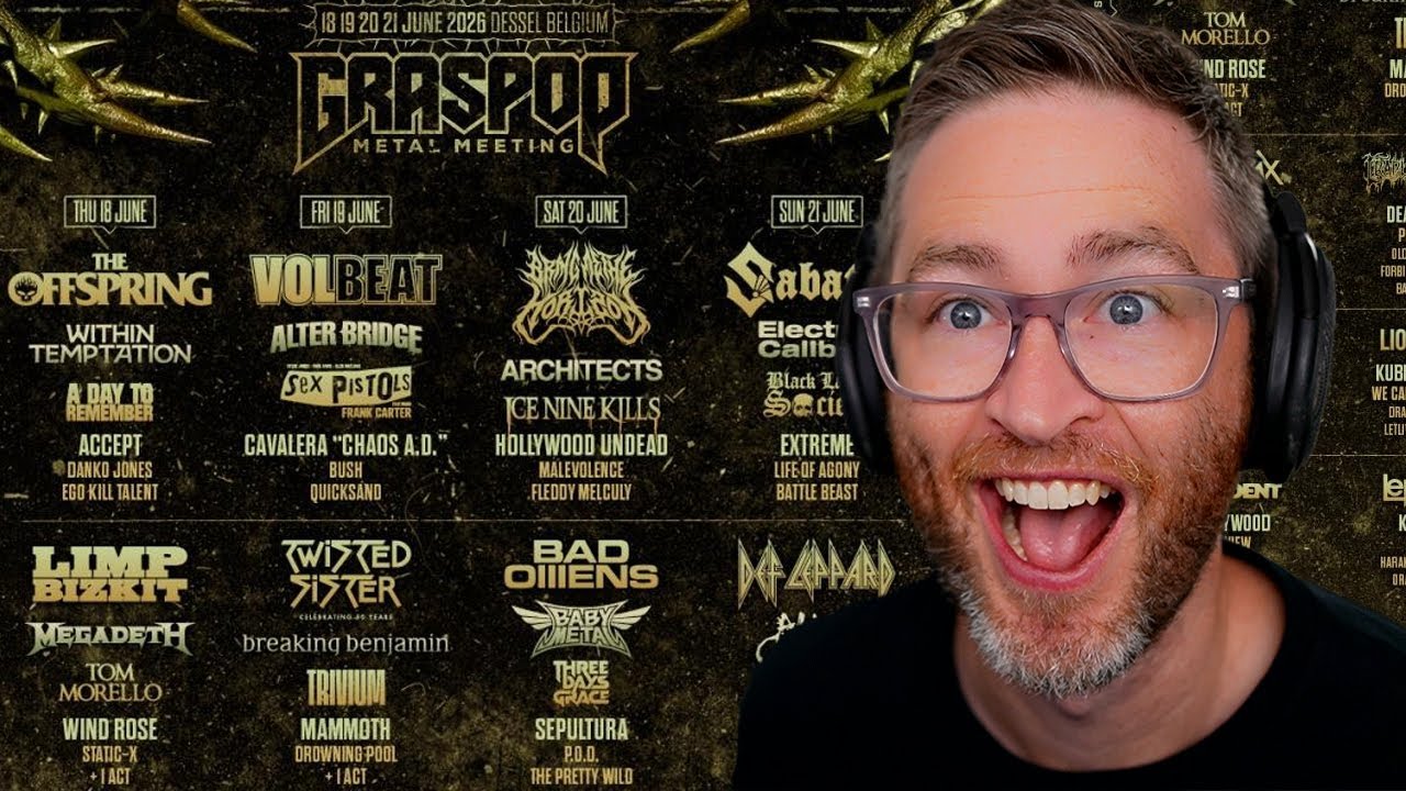 Самый насыщенный состав метал-фестивалей 2026 года? Graspop Metal Meeting