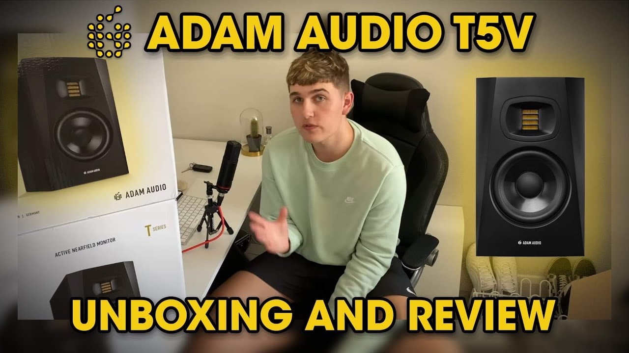 ADAM AUDIO t5v UNBOXING and REVIEW | PRODBYSILVER