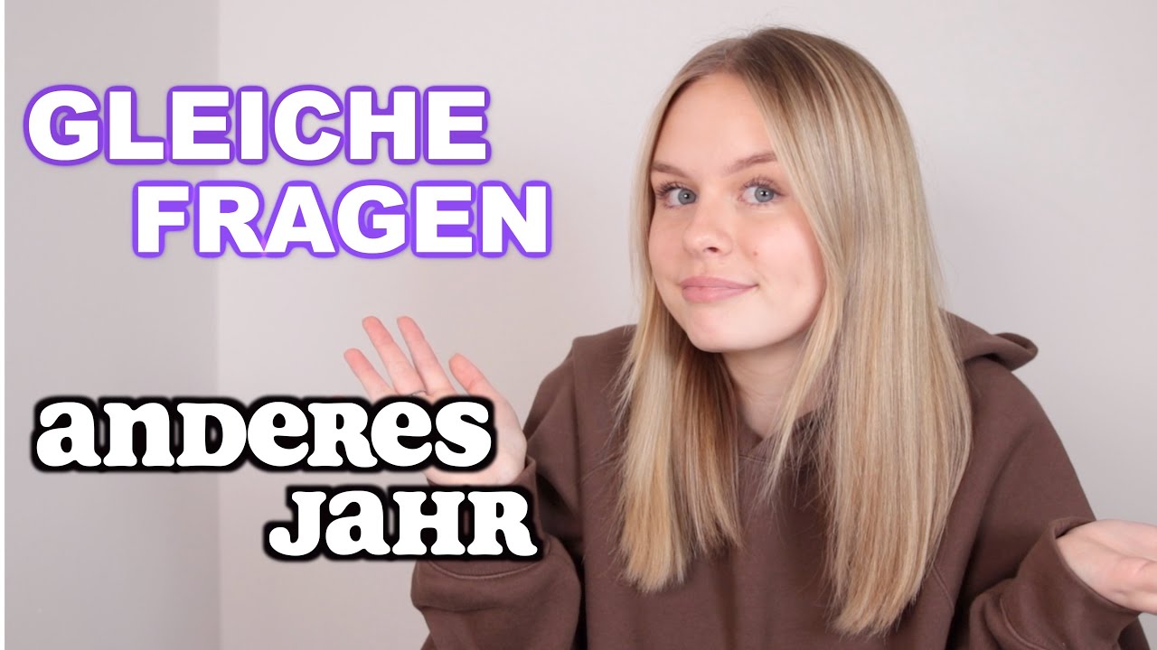 mir werden jedes jahr dieselben fragen gestellt...