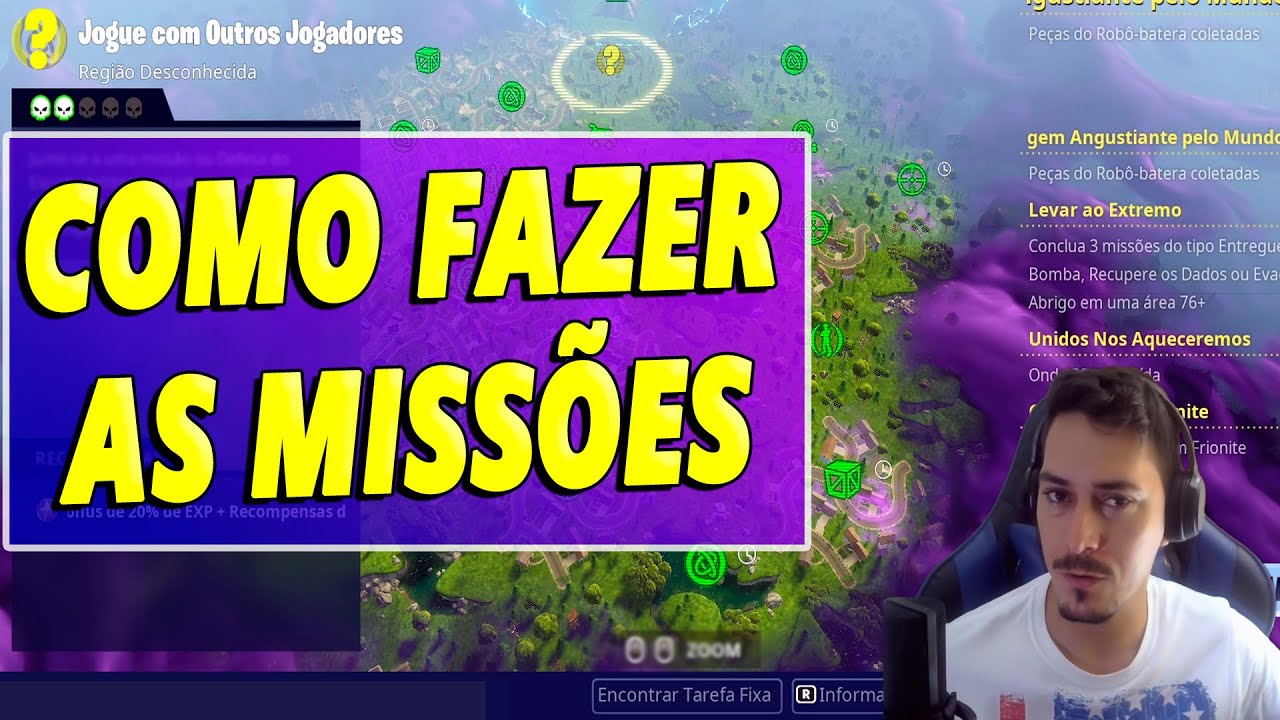 Como fazer as missões do Fortnite Salve o Mundo! Tutorial para iniciantes.