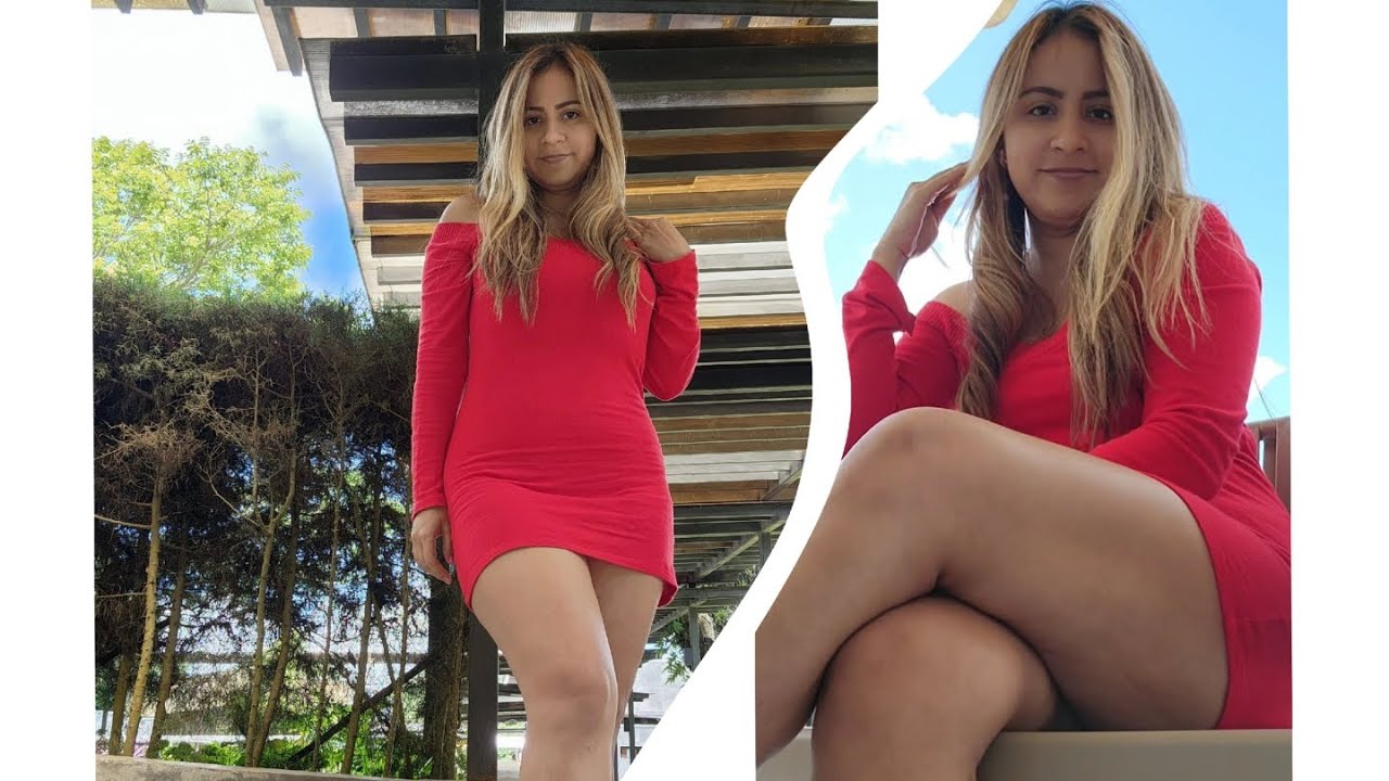 La chica de rojo 🥰🥰