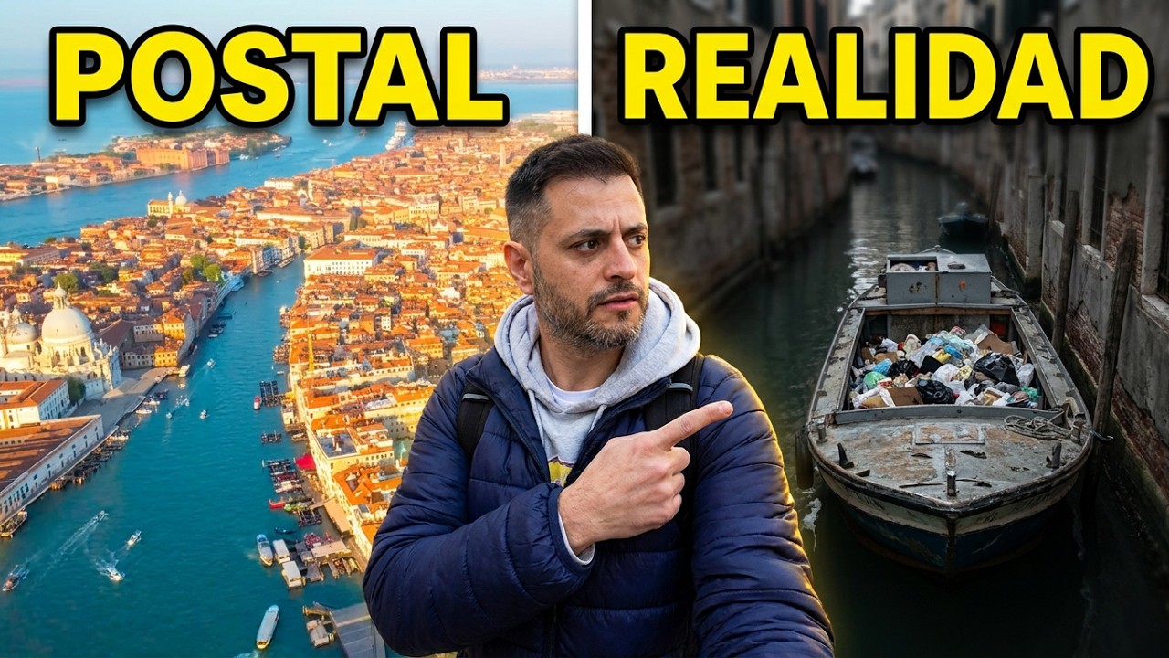 Venecia: ¿Cómo funciona realmente una CIUDAD sin CALLES?