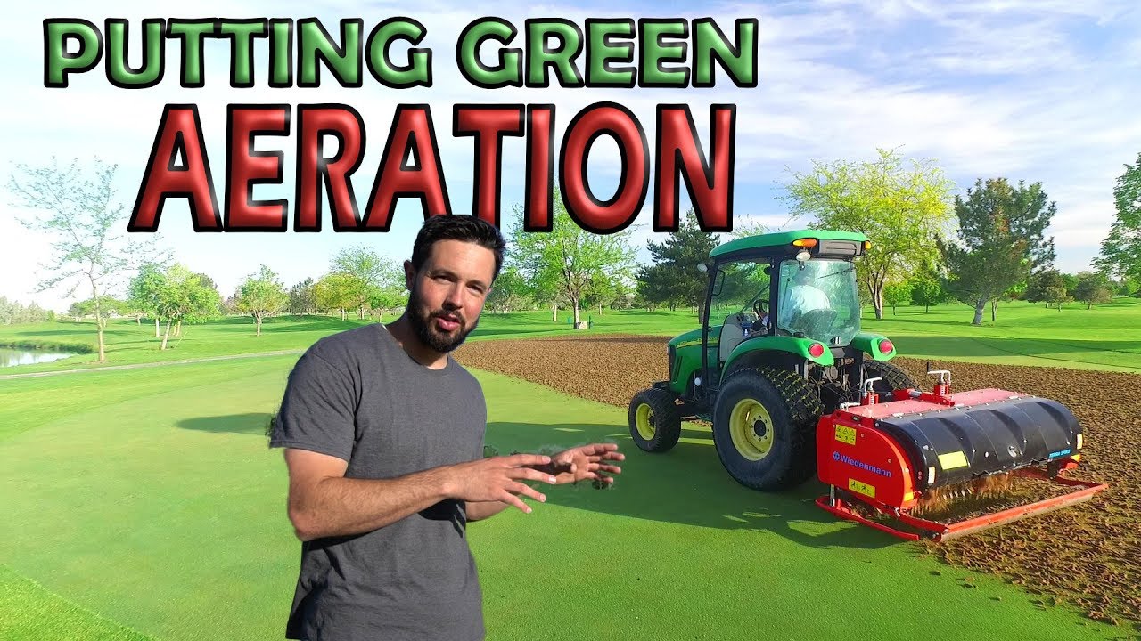 Putting Green Aeration.