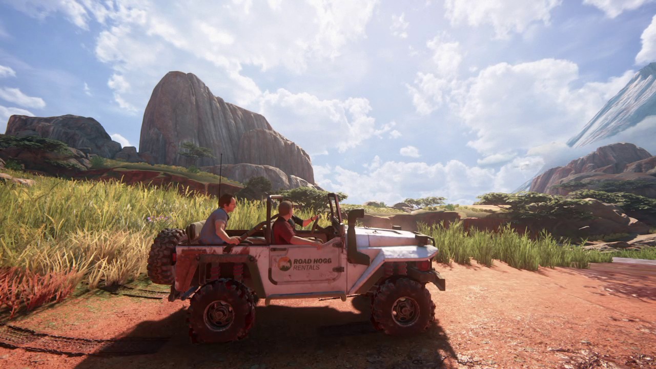 Uncharted 4: A Thief’s End PS4 driving the Jeep and getting to the bridge