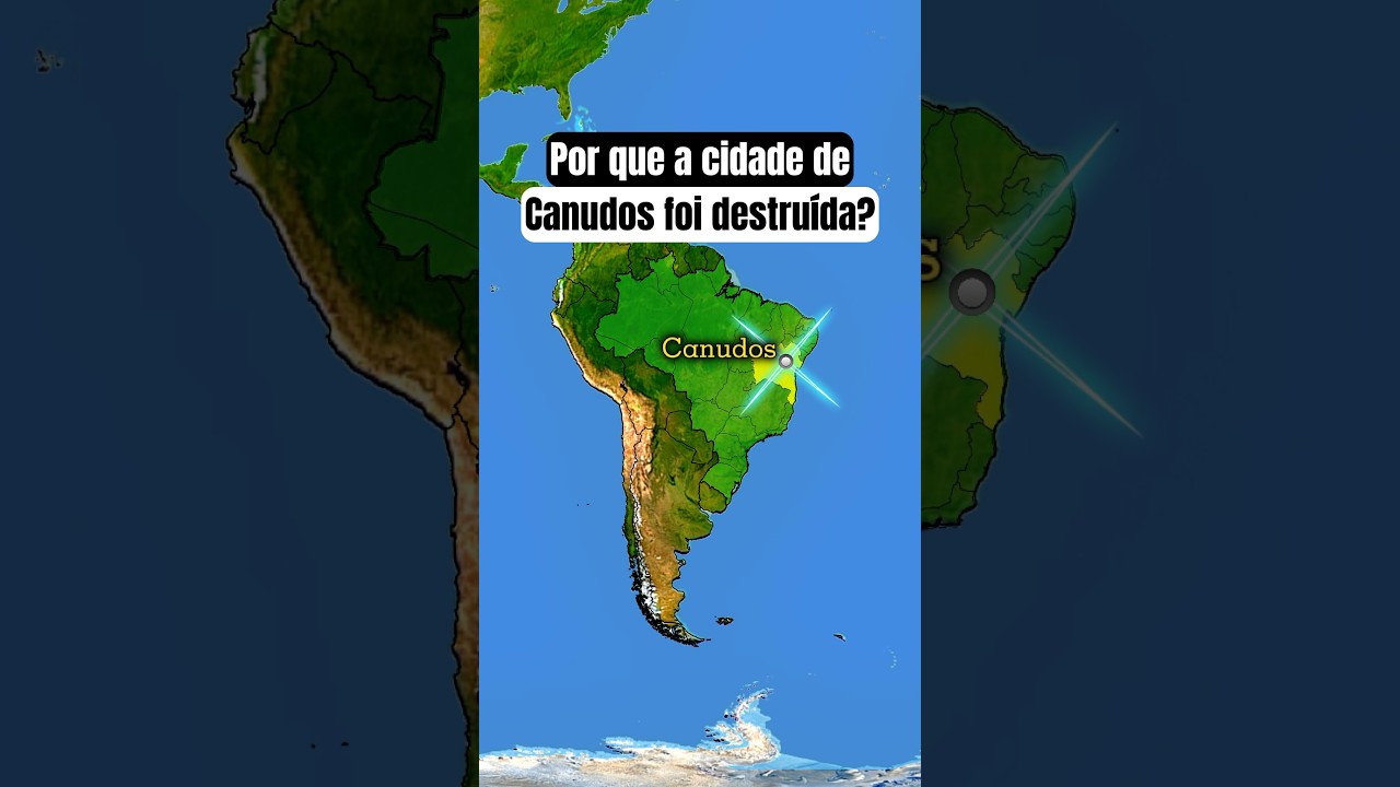 Por que a cidade de Canudos foi destru&iacute;da? #geografia #historia #canudos
