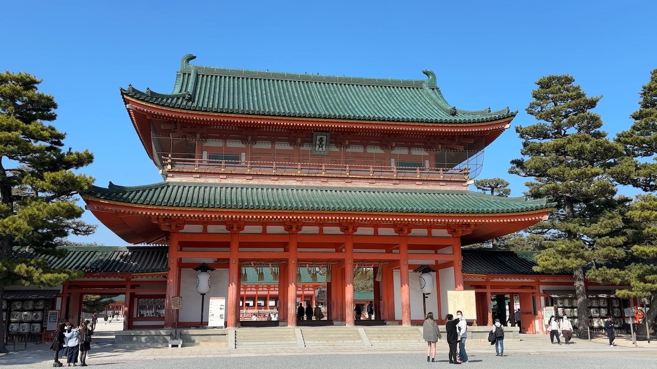 Heian Jingu Shrine Kyoto Japan 2026 Feb 21