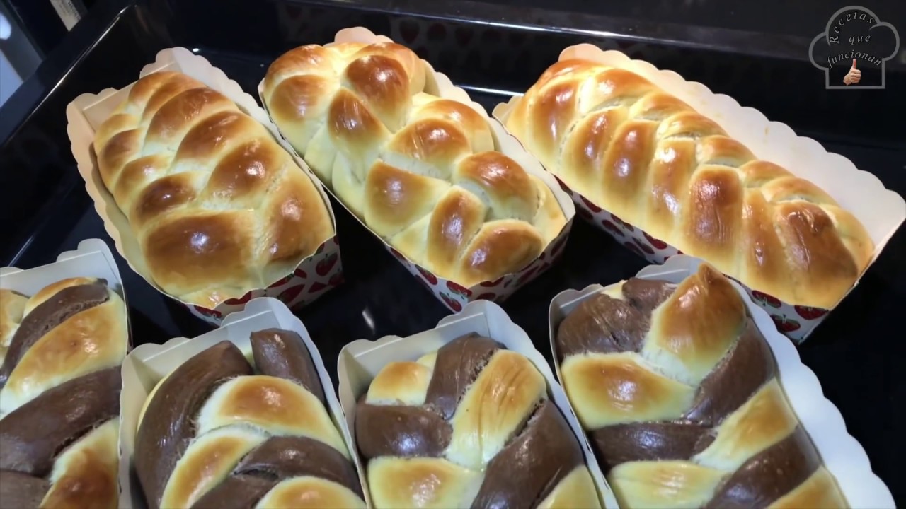 BRIOCHE TRENZADO con Chocolate (Challah)