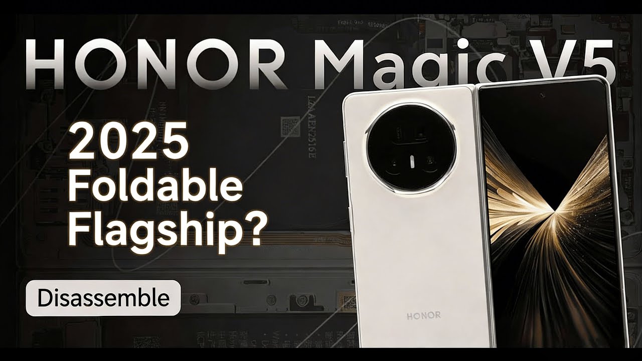 Honor Magic V5 Teardown: The Foldable King Is Here! 4.1mm Ultra-Thin?