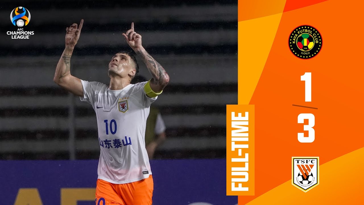 #ACL - Full Match - Group G | Kaya FC-Iloillo (PHI) vs Shandong Taishan FC (CHN)