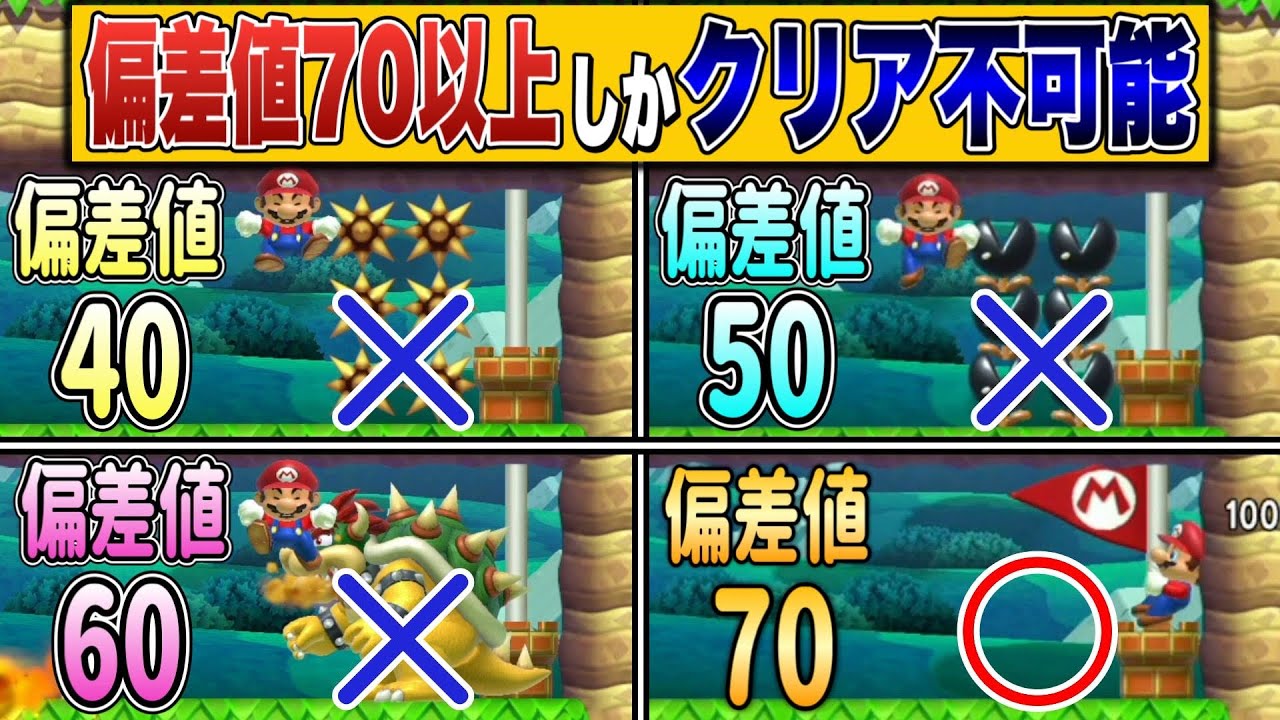高学歴の人しかクリア不可能なコースが鬼畜すぎたwww【マリオメーカー2/マリメ2】