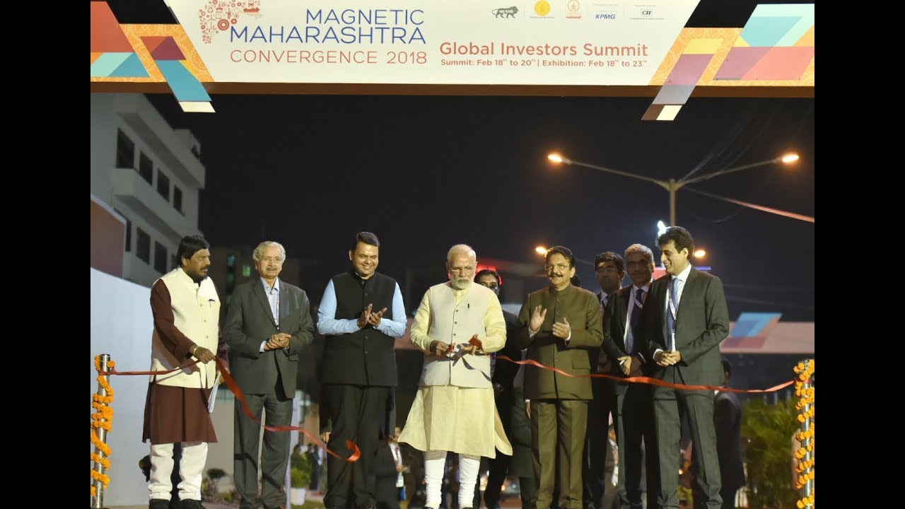 PM Narendra Modi Inaugurates Magnetic Maharashtra Investment Summit 2018