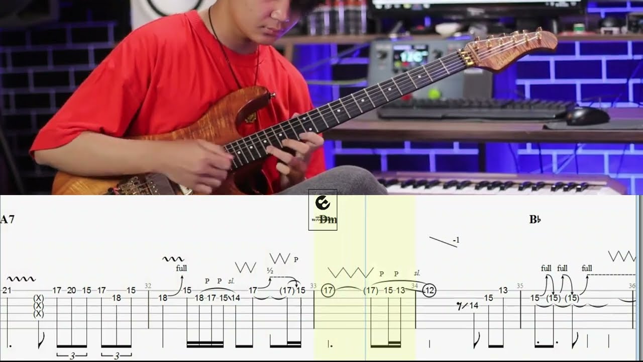 Deep Ballad - Abim Finger (Improvisation Style) Guitar TAB