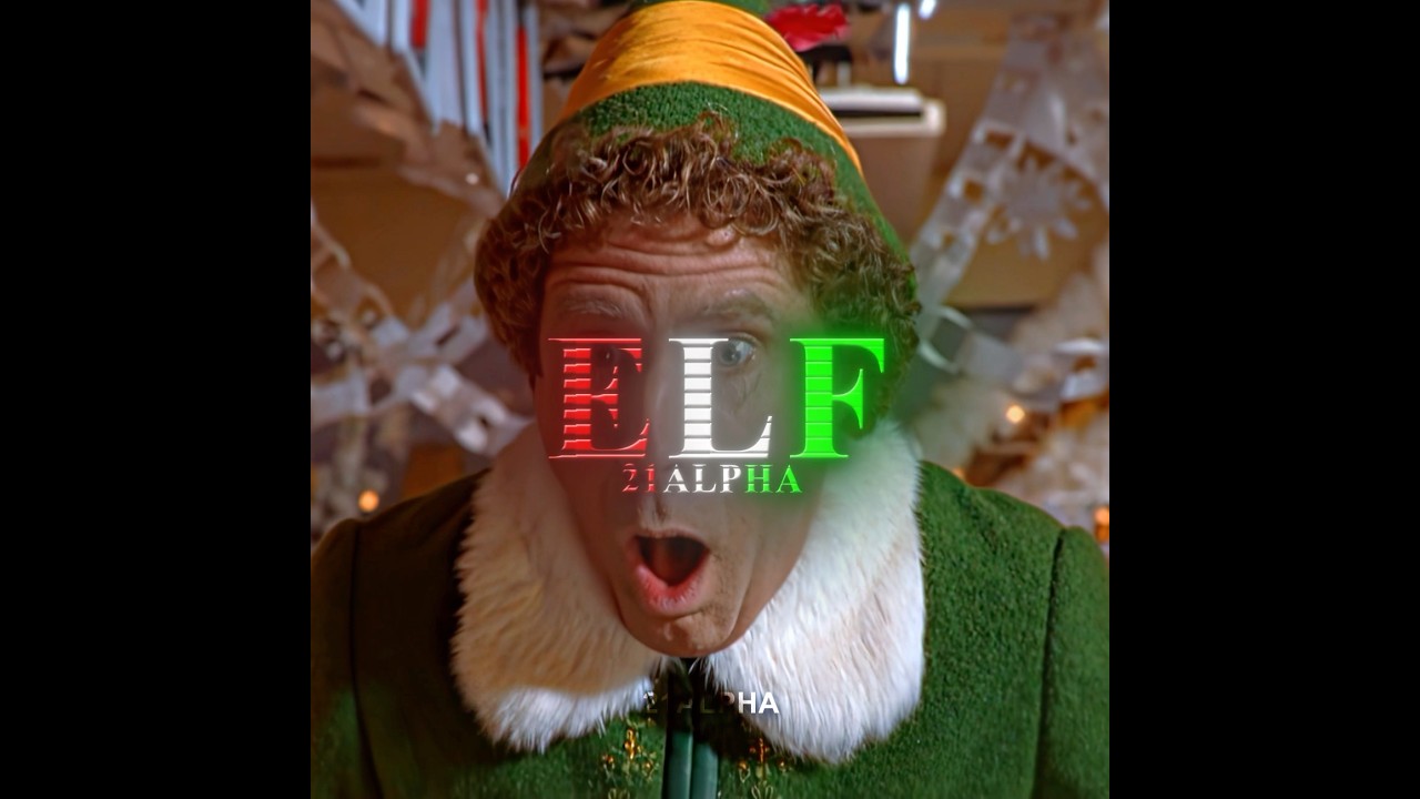 Is Elf the most nostalgic Christmas movie oat? 🎄 | #elf #christmas #movie #edit #aftereffects  #fyp