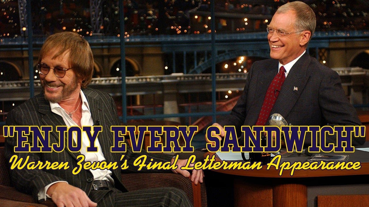 The Heartbreaking  Story Behind Warren Zevon's Final Late Show with David Letterman Appearance