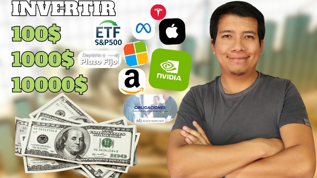 Así Invertiria 100$, 1000$ y 10000$ en Ecuador en 2026