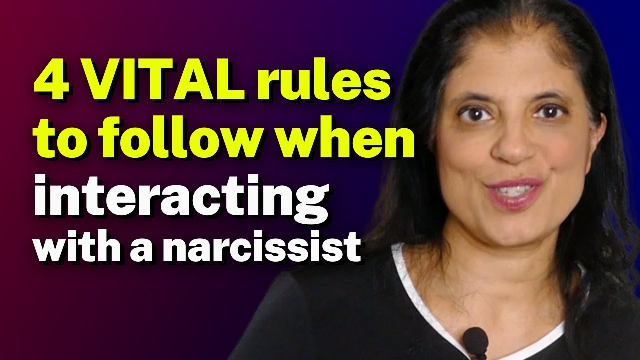 4 VITAL rules to follow when interacting with a narcissist