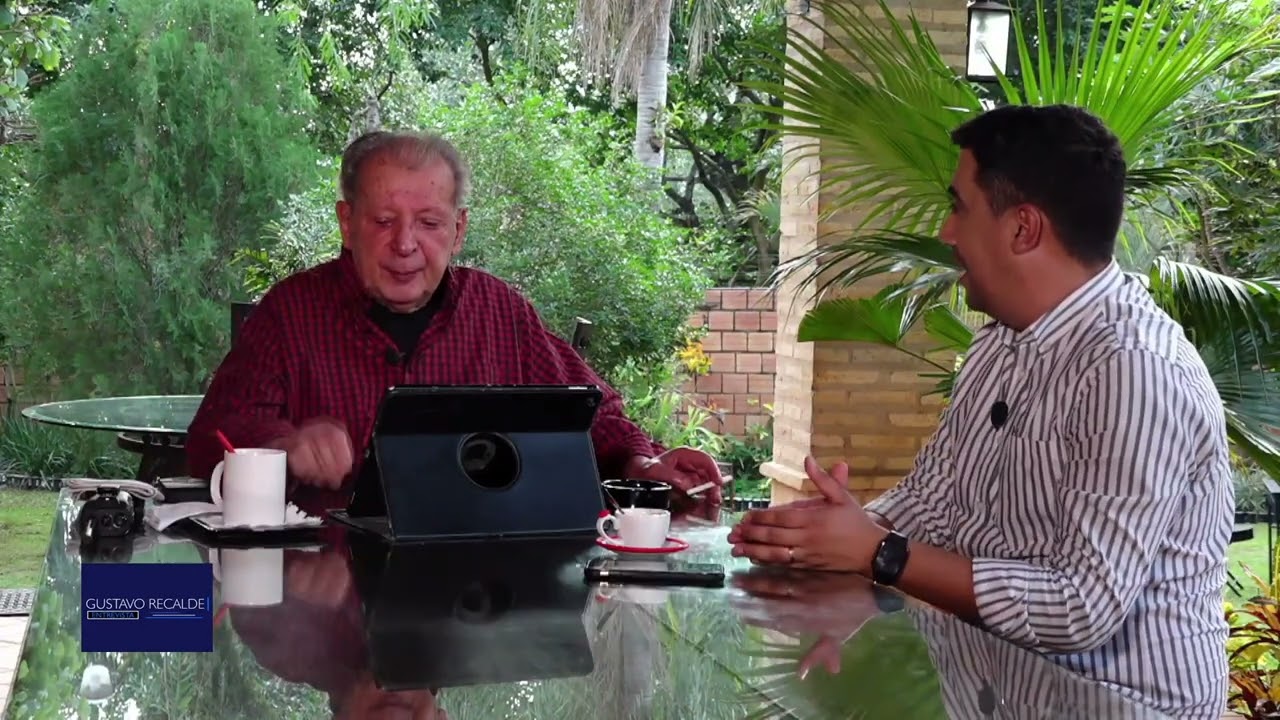 Gustavo Recalde con el Senador Juan Carlos 