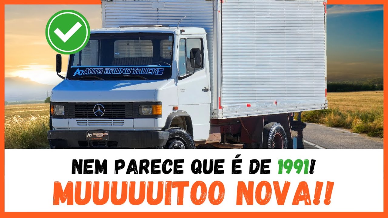 N&atilde;o da para acreditar que esse MB 709 c/b&aacute;u &eacute; de 1991 de t&atilde;o novo!