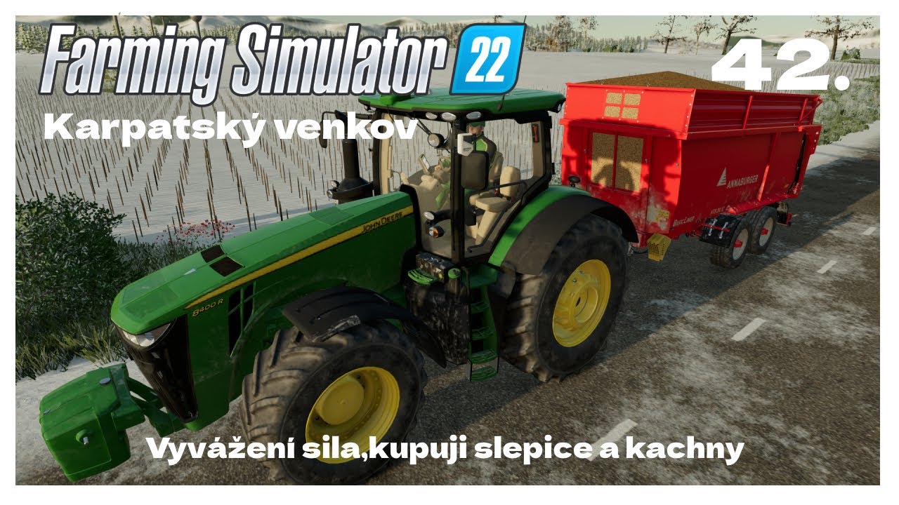 Farming simulator 22 | Karpatský venkov #42 vyvážení sila |  Lets play |  CZ/SK |
