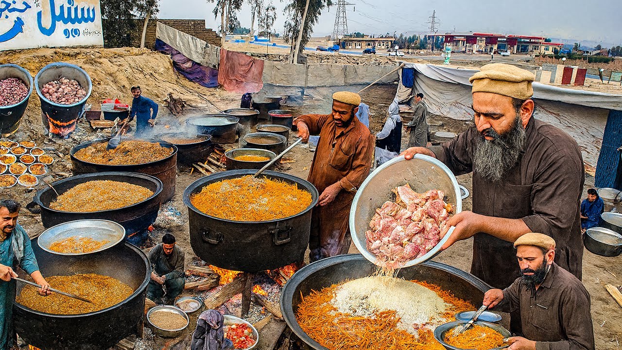 Biggest Afghan Taliban Wedding Ceremony in Afghanistan | Cooking Kabuli Pulao | Village Life
