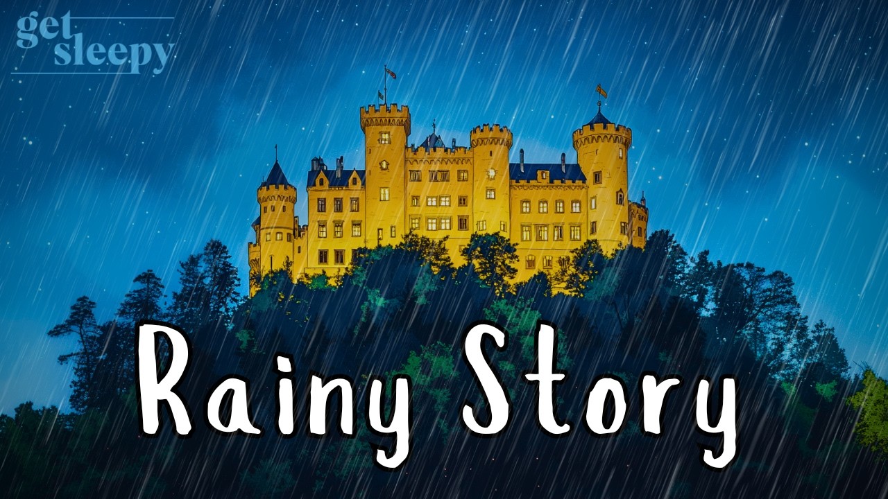 RAINY Castle Bedtime Story - A Sleepy Visit to Hohenschwangau  🏰 Relax with a Story