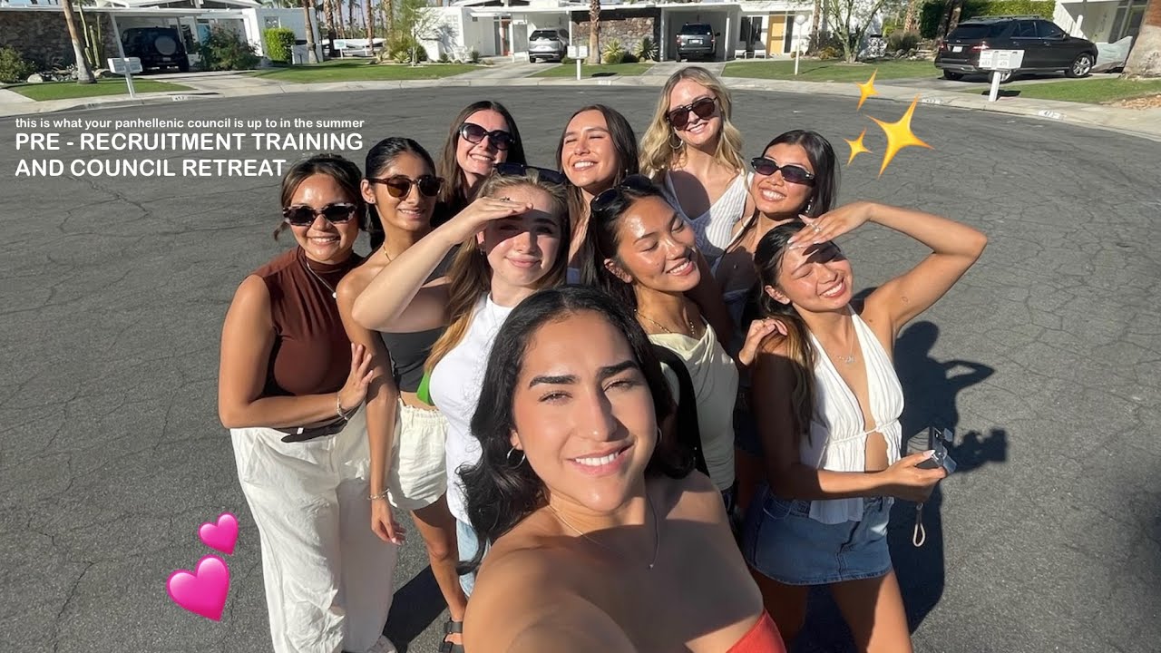 SORORITY WEEK as a recruitment guide! (plus panhellenic council retreat!)