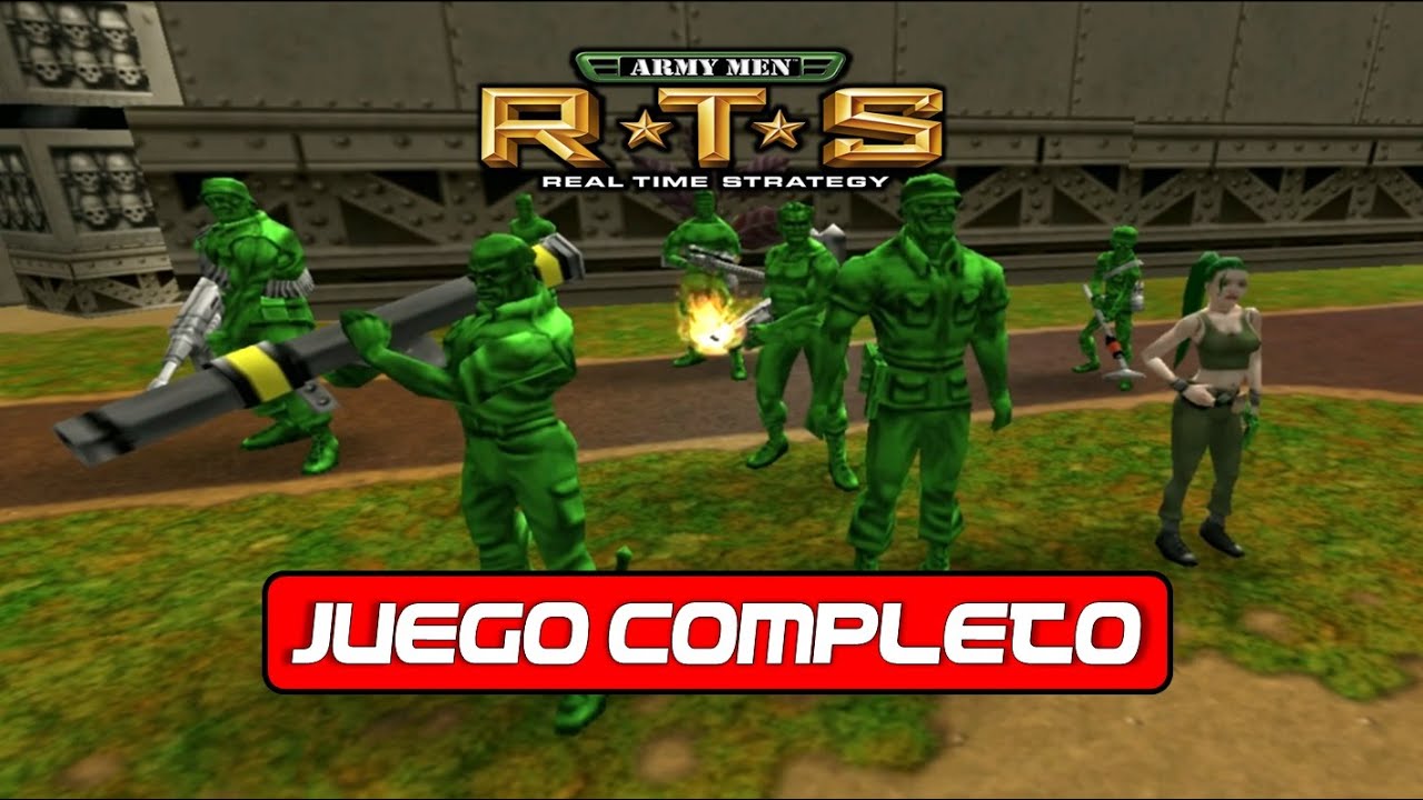ARMY MEN RTS PC Campaña completa en Español Walkthrough (Modo Dificil) al 100% (ORO)