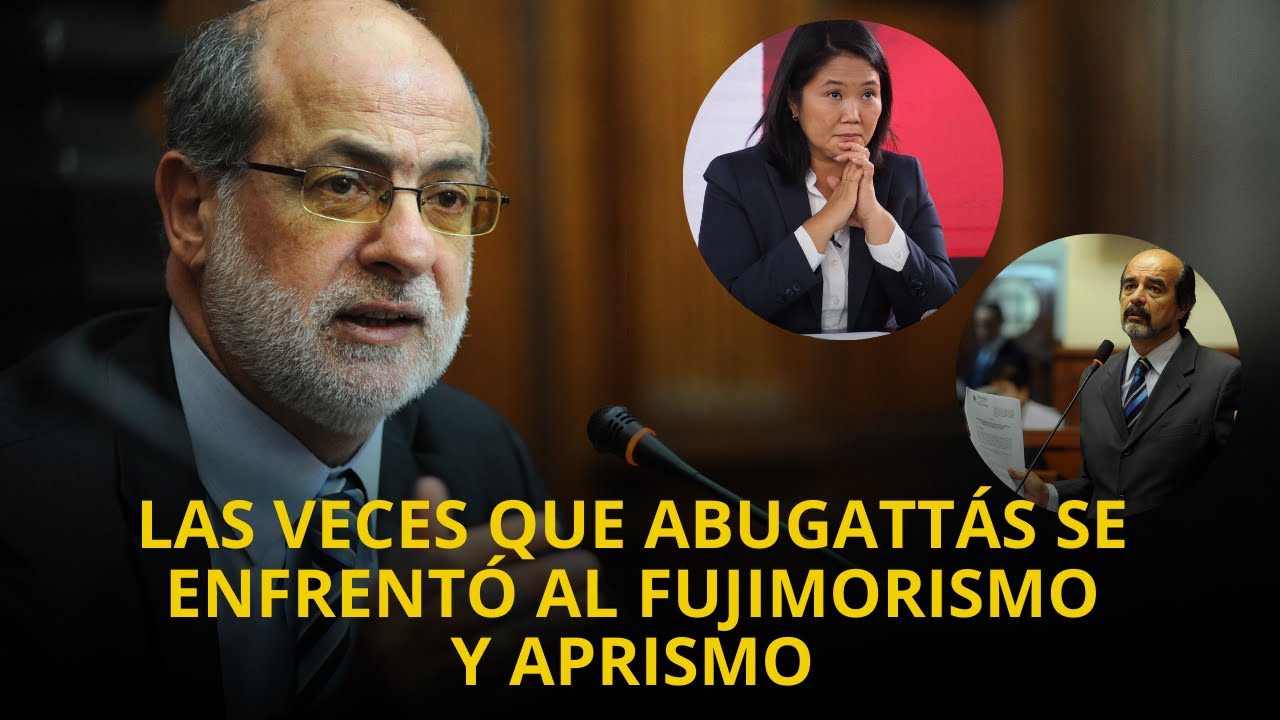 SACÓ ENOJOS Y RISAS | Daniel Abugattás: Las veces que se enfrentó al fujimorismo y el aprismo