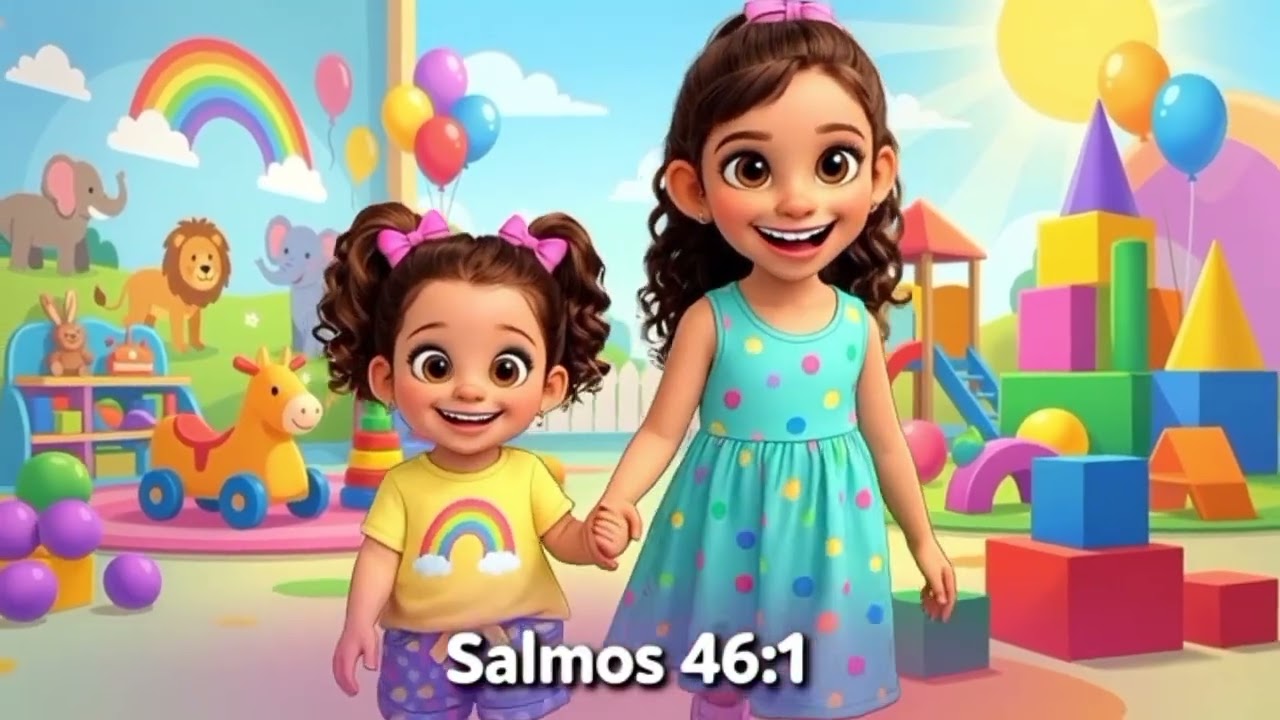 Salmos 46 | Música Gospel Infantil 🎵❤🥹