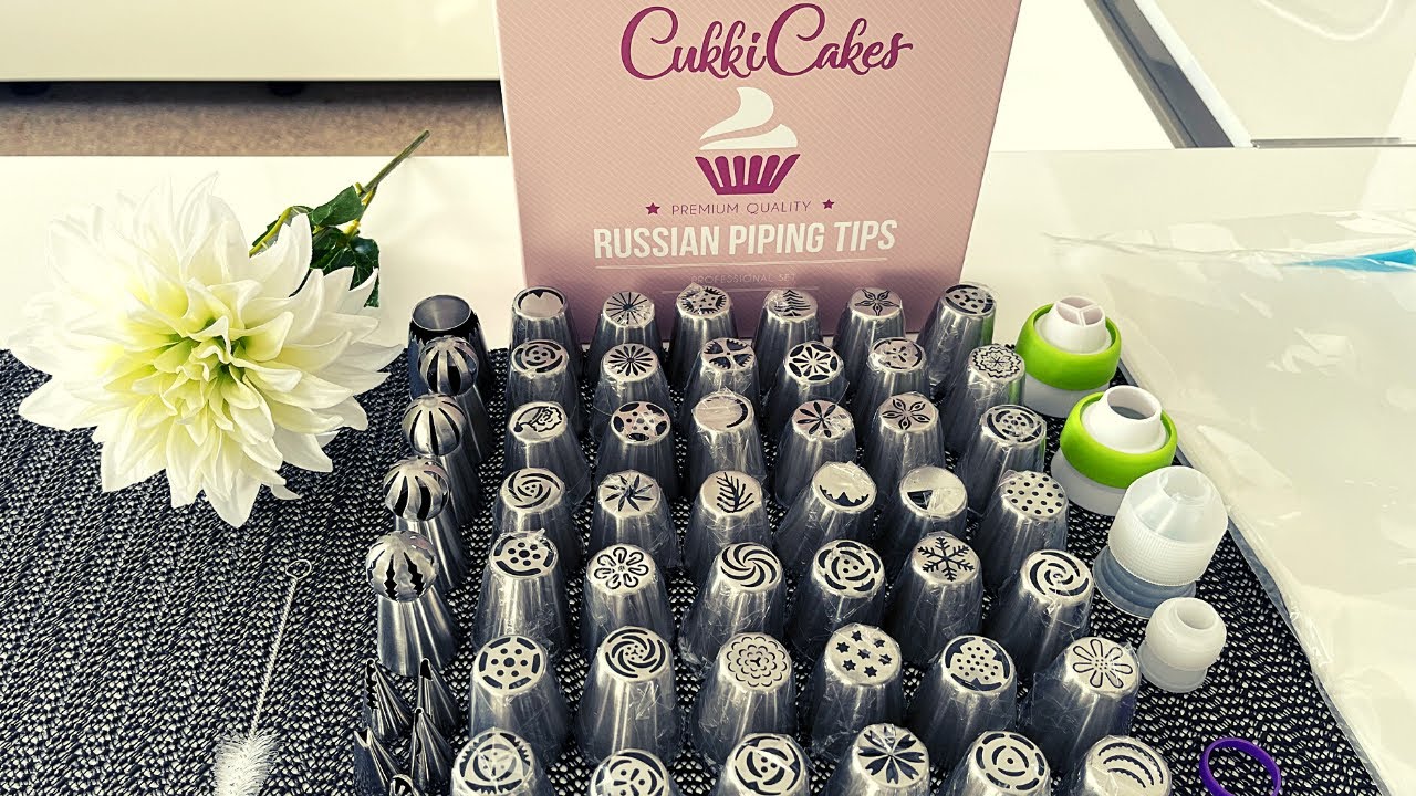 Stefanie Stankovic | Unboxing Russisches Spritztüllen Set | Cake Decoration | Russian Piping Tips