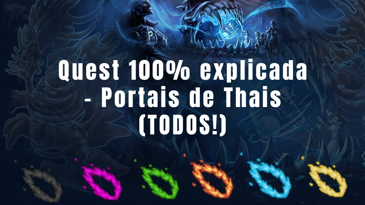 Tibia Quests/Acessos  - Acesso aos portais de Thais (TODOS!)